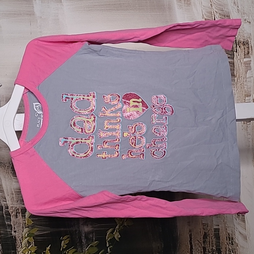 1989 Place Girls Large sparkly glitter Dad thinks he's in charge Tshirt